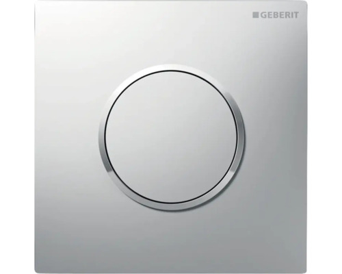 GEBERIT Urinalsteuerung Typ 10 Pneumatisch Kunststoff chrom matt 116.015.JQ.1 Geberit Betätigungsplatte mit runder Taste