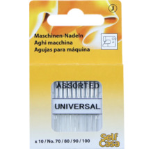 Packung Universal Nähmaschinennadeln, 10 Stück in verschiedenen Größen