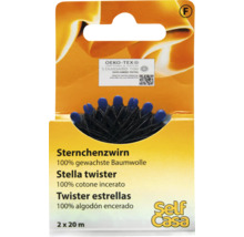 Sternchenzwirn, 100 Prozent gewachste Baumwolle