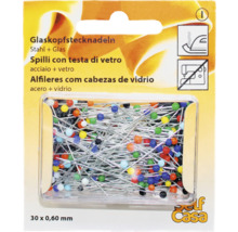 Packung Glaskopfstecknadeln, 30 Stück