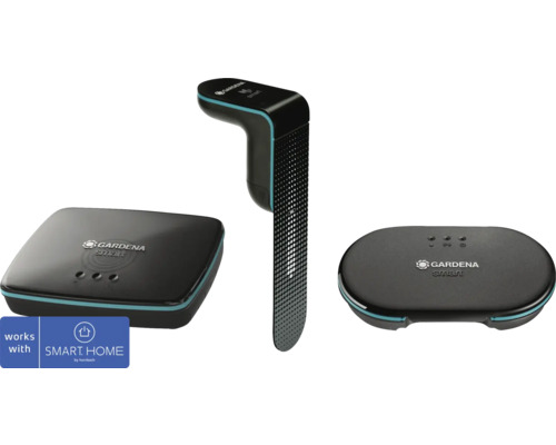 Smart Irrigation GARDENA Control Sensor Set - Kompatibel mit SMART HOME by hornbach Gardena Smart System bestehend aus Gateway, Sensor und Bewässerungssteuerung