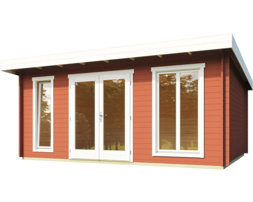 Gartenhaus mit Fenstern und Doppeltür