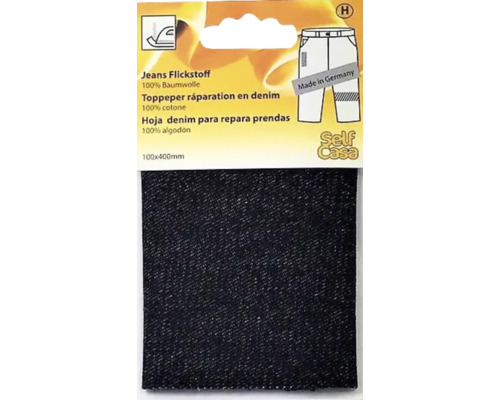 Jeansflicken aus Baumwolle, 100 mal 400 Millimeter