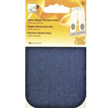 Mini Jeans Bügelflicken aus Baumwolle, 97x77 Millimeter