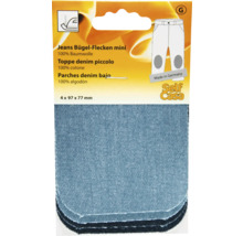 Jeans Bügelflicken Mini, Baumwolle