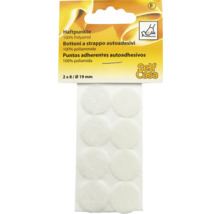 Selbstklebende Haftpunkte aus Polyamid, 19 mm Durchmesser