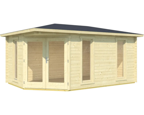 Holz Gartenhaus mit Fenstern und Doppeltür