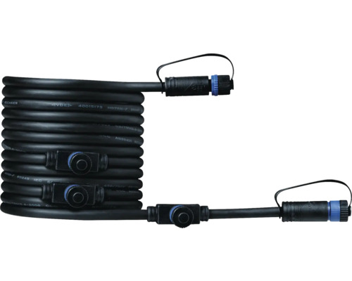 Plug & Shine Kabel IP68 1in-4out 5,0 m schwarz 24V