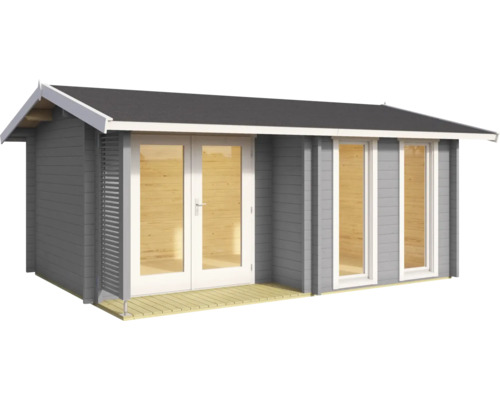 Gartenhaus mit Doppeltür und Fenstern