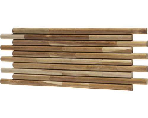 Mosaikmatte aus Holzstäben