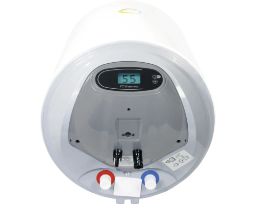 Elektrischer Warmwasserspeicher mit Temperaturanzeige