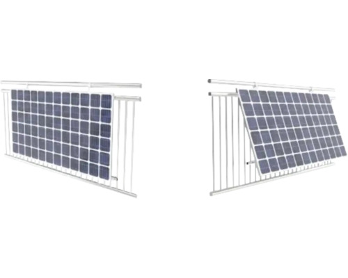Solarzaun zur Energiegewinnung auf dem Balkon