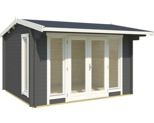 Holz Gartenhaus mit Fenstern und Doppeltür