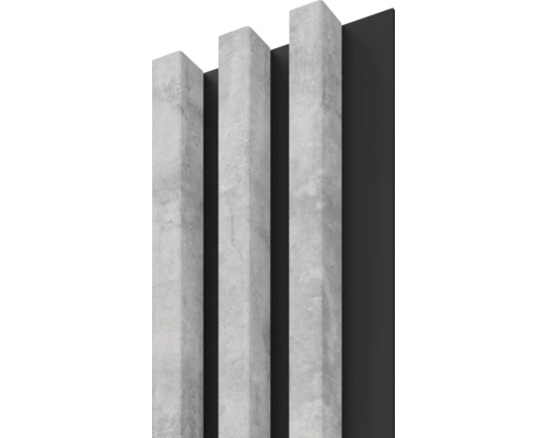 Dekorpaneel Linea Slim 3 grau schwarz 30x150x2650 mm Dekorpaneel Linea Slim 3 grau schwarz 30x150x2650 mm