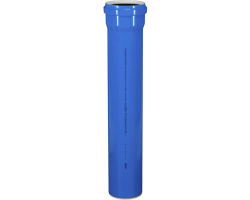 KG2000 SN16 Regenwasserrohr blau DN 200 mm L = 1000 mm Blaues Kunststoffrohr Detailansicht