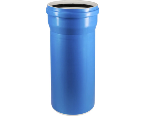 KG2000 SN16 Regenwasserrohr blau DN 500 mm L = 1000 mm Blaues Kunststoffrohr mit Muffe für Sanitärinstallationen