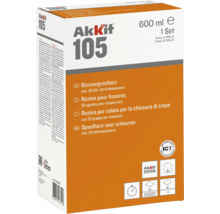 Akkit 105 2K Rissvergussharz inkl. 20 Estrichklammern 600 ml-thumb-0