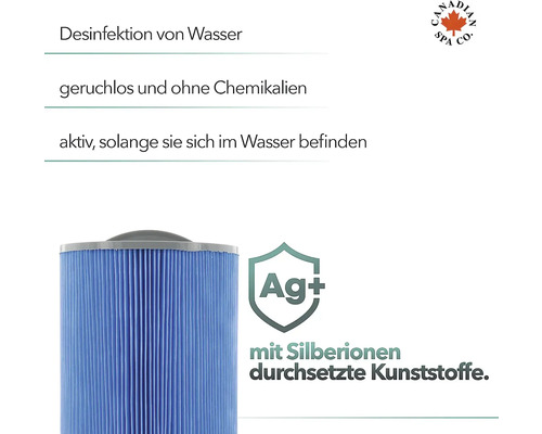Canadian Spa Filter mit Silberionen für Wasserdesinfektion