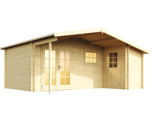 Gartenhaus aus Holz mit Fenster und Tür