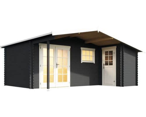 Gartenhaus mit Doppeltür, Einzeltür und Fenster