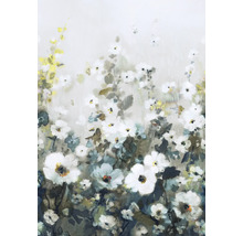 Gemälde mit weißen Blumen