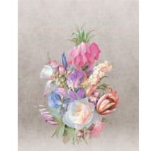 Blumenstrauß mit Rosen, Tulpen und Kaiserkronen