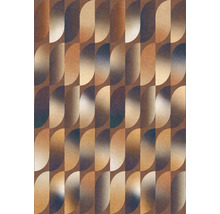 Tapete mit geometrischem Retro-Design