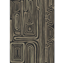Gemustertes Design mit geometrischen Formen auf einer Tapete