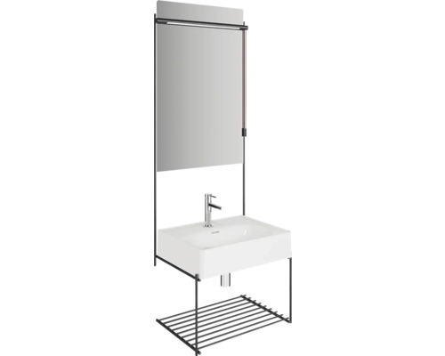 Waschtisch mit Spiegel und Ablage