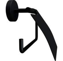 Toilettenpapierhalter REIKA SAKU mit Deckel schwarz matt-thumb-3