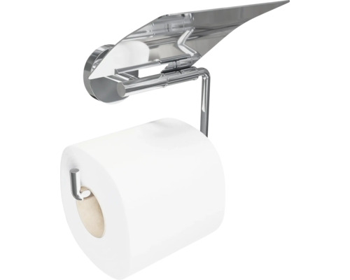 Toilettenpapierhalter aus Metall mit Toilettenpapierrolle
