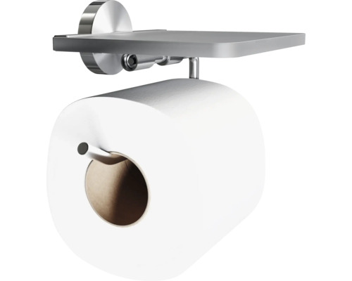 Toilettenpapierhalter mit Ablage aus Metall