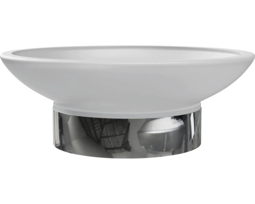 Waschtisch aus Sanitärkeramik mit Metallsockel