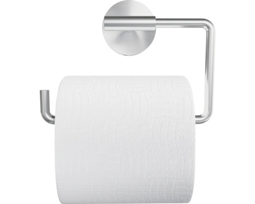 Toilettenpapierhalter aus Metall mit Papierrolle