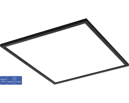 LED Smart Light Panel zigbee Bluetooth 33W 4100 lm CCT einstellbare weißtöne HxBxL 50x595x595 mm schwarz - Kompatibel mit SMART HOME by hornbach