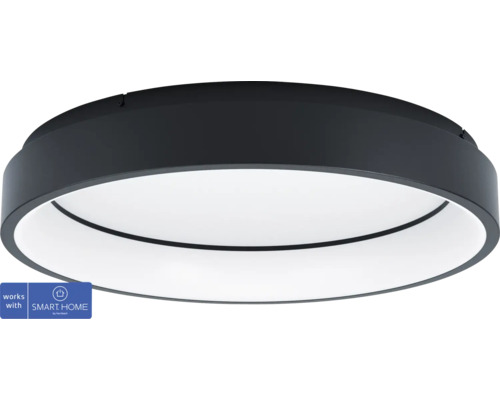 LED Smart Light Deckenleuchte 6,5W 3400 lm CCT + RGB Ø 60 cm schwarz - Kompatibel mit SMART HOME by hornbach