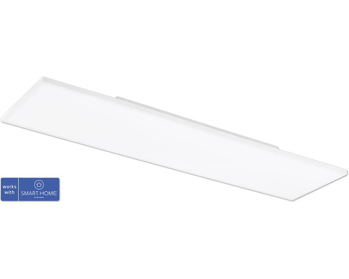 LED Smart Light Deckenleuchte zigbee Bluetooth 10,6W 4000 lm CCT einstellbare weißtöne + RGB Farbwechsel 1200x300 mm weiß - Kompatibel mit SMART HOME by hornbach