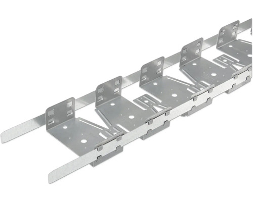 Knauf Sinus flexibles U-Anschlussprofil 1900 mm x 100 mm x 40 mm Gelochtes Trägerband für den Bau