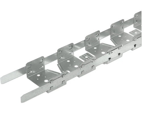 Knauf Sinus flexibles U-Anschlussprofil 1900 mm x 75 mm x 40 mm Dachlattenhalter aus Metall für die Dachmontage