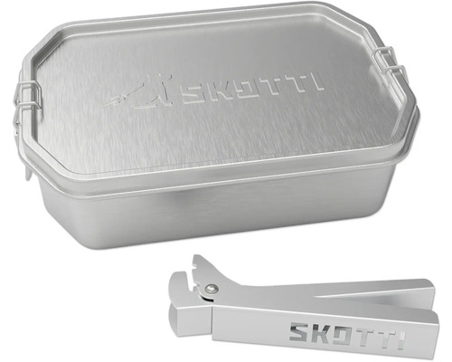 Grilltopf SKOTTI BOKS 1,0l Edelstahl Grilltopf SKOTTI BOKS 1,0l Edelstahl