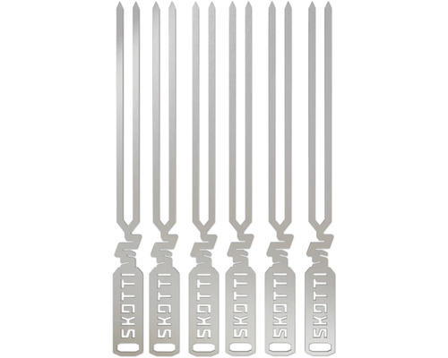 Grillspieß SKOTTI Pikes Edelstahl 6 Stück Grillspieß SKOTTI Pikes Edelstahl 6 Stück