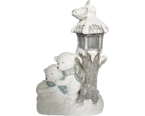 LED Eisbär mit Laterne Lafiora H 44 cm LED Eisbär mit Laterne Lafiora H 44 cm