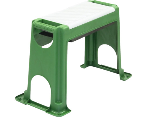 Gartenhocker aus Kunststoff mit Tragegriff