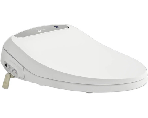 Weißer Dusch-WC-Sitz