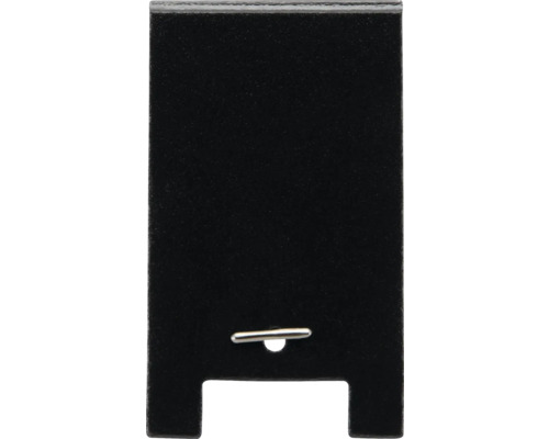 Rückseite eines Bilderhalters aus Kunststoff