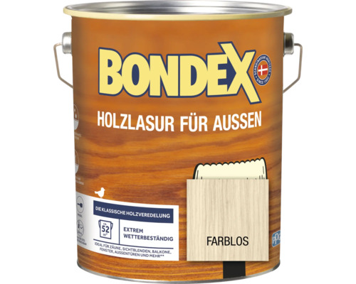 BONDEX Holzlasur farblos 4 l