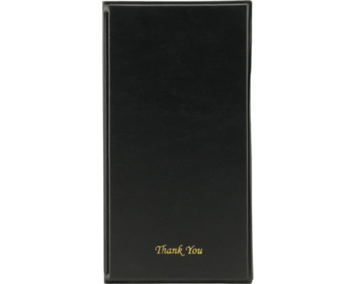Rechnungshülle mit dem Aufdruck Thank You