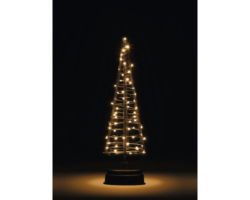 LED Deko Fairybell Weihnachtsbaum M 60 LEDs warmweiß