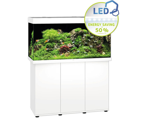 Komplettes Aquarium mit Unterschrank und LED Beleuchtung