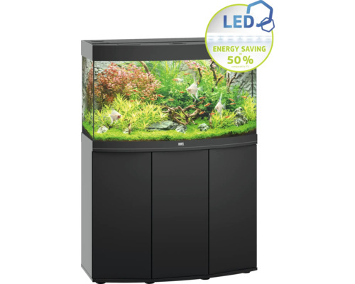 Aquarium mit Unterschrank und LED-Beleuchtung